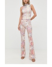 Spodnie spodnie damskie dzwony high waist - Answear.com Guess