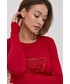 Sweter Guess Sweter damski kolor czerwony