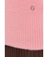 Sweter Guess Sweter damski kolor różowy lekki z golfem