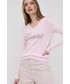 Sweter Guess sweter damski kolor różowy lekki