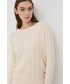 Sweter Guess sweter damski kolor beżowy lekki