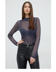 Sweter sweter damski kolor granatowy lekki - Answear.com Guess