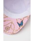 Czapka Guess czapka kolor różowy z aplikacją