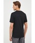 T-shirt - koszulka męska Guess t-shirt bawełniany kolor czarny z aplikacją