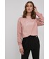 Bluza Guess bluza damska kolor różowy z aplikacją