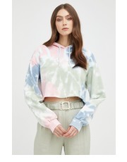Bluza bluza bawełniana damska z kapturem z nadrukiem - Answear.com Guess