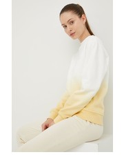 Bluza bluza bawełniana damska kolor żółty z aplikacją - Answear.com Guess