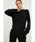 Bluza Guess bluza damska kolor czarny z aplikacją
