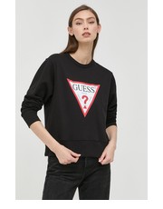 Bluza bluza damska kolor czarny z nadrukiem - Answear.com Guess