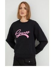 Bluza bluza damska kolor czarny z aplikacją - Answear.com Guess