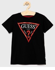 Koszulka - T-shirt bawełniany dziecięcy - Answear.com Guess