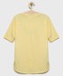 Koszulka Guess t-shirt dziecięcy kolor żółty