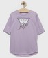 Koszulka Guess t-shirt dziecięcy kolor fioletowy