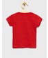 Koszulka Guess t-shirt dziecięcy kolor czerwony
