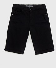 Spodnie Szorty dziecięce kolor czarny - Answear.com Guess
