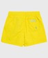 Spodnie Guess szorty kąpielowe dziecięce kolor żółty