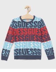Sweter sweter bawełniany dziecięcy lekki - Answear.com Guess