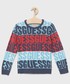 Sweter Guess sweter bawełniany dziecięcy lekki