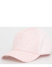 Czapka dziecięca czapka bawełniana dziecięca kolor różowy z nadrukiem - Answear.com Guess