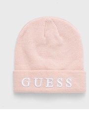 Czapka dziecięca czapka z domieszką wełny dziecięca kolor różowy z domieszką wełny - Answear.com Guess
