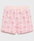 Piżama dziecięca Guess piżama dziecięca kolor różowy z nadrukiem