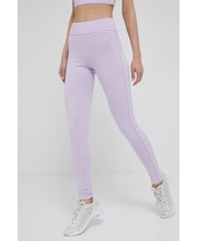 Legginsy legginsy damskie kolor fioletowy z aplikacją - Answear.com Guess