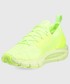 Sneakersy Under Armour buty do biegania Phantom 2 Intelliknit 3024155 kolor zielony na płaskim obcasie
