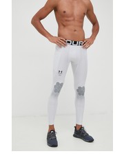 Spodnie męskie legginsy treningowe 1370413 męskie kolor szary z nadrukiem - Answear.com Under Armour