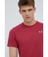 T-shirt - koszulka męska Under Armour t-shirt do biegania Streaker 1361469 kolor czerwony