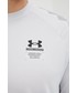 T-shirt - koszulka męska Under Armour longsleeve treningowy Armourprint 1370414 kolor szary z nadrukiem