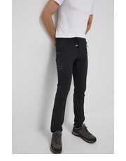 Spodnie męskie spodnie outdoorowe Expander męskie kolor czarny - Answear.com Viking
