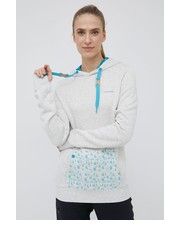 Bluza bluza sportowa Laxa damska kolor szary z kapturem z nadrukiem - Answear.com Viking