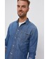 Koszula męska Pepe Jeans - Koszula bawełniana jeansowa Porter