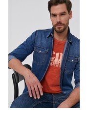 koszula męska - Koszula jeansowa Hammond Wiser - Answear.com