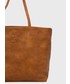 Shopper bag Pepe Jeans torebka BRUNA BAG kolor brązowy