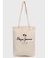 Shopper bag Pepe Jeans torebka PHOENIX BAG kolor beżowy