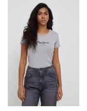 Bluzka t-shirt damski kolor szary - Answear.com Pepe Jeans