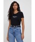 Bluzka Pepe Jeans t-shirt damski kolor czarny