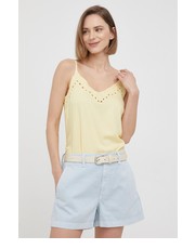 Bluzka bluzka MARGA damska kolor żółty gładka - Answear.com Pepe Jeans