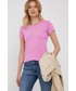 Bluzka Pepe Jeans t-shirt damski kolor fioletowy