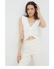 Bluzka top damski kolor biały - Answear.com Pepe Jeans