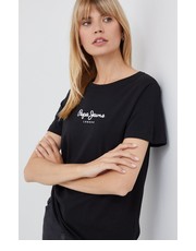 Bluzka t-shirt bawełniany kolor czarny - Answear.com Pepe Jeans