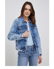 Kurtka kurtka jeansowa damska kolor granatowy przejściowa - Answear.com Pepe Jeans