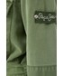 Kurtka Pepe Jeans kurtka damska kolor zielony przejściowa