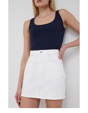 Spódnica spódnica jeansowa bawełniana RACHEL SKIRT kolor biały mini prosta - Answear.com Pepe Jeans