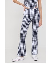 Spodnie spodnie damskie kolor biały dzwony high waist - Answear.com Pepe Jeans