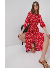 Sukienka sukienka KIMBERLY kolor czerwony maxi prosta - Answear.com Pepe Jeans