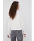 Sweter Pepe Jeans kardigan bawełniany PINNA damski kolor biały lekki