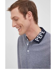T-shirt - koszulka męska polo bawełniane FABRICE D kolor granatowy wzorzysty - Answear.com Pepe Jeans