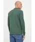 T-shirt - koszulka męska Pepe Jeans longsleeve bawełniany kolor zielony gładki